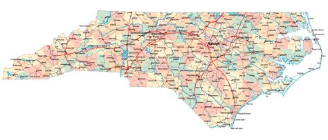 map of north carolina cities|North Carolina State Map .